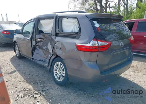 2016 Toyota Sienna Xle 8 Passenger из США, поврежденный, VIN 5TDYK3DC0GS764053